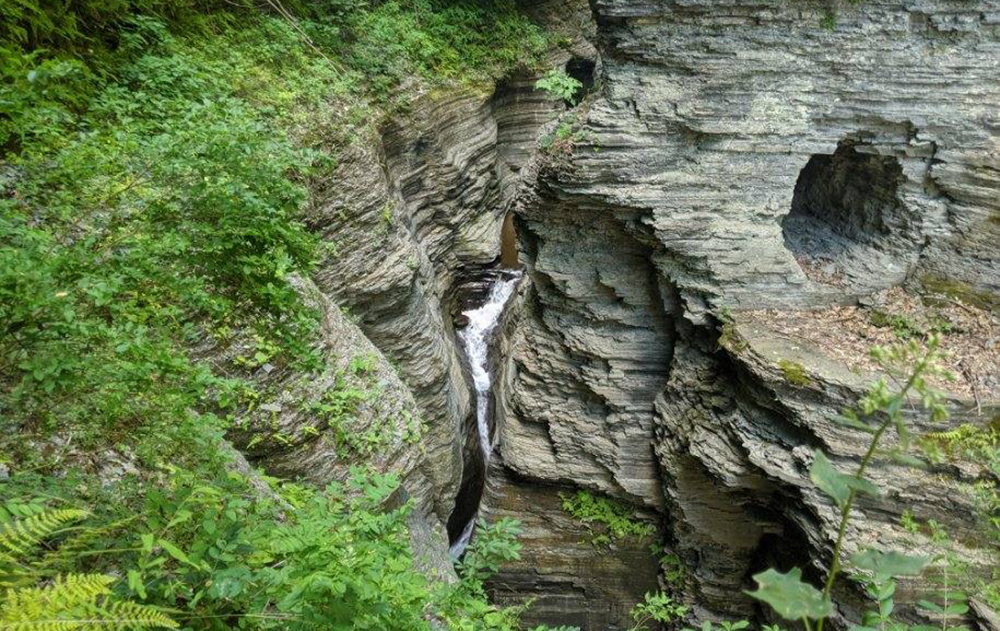 rocks in Seneca Falls