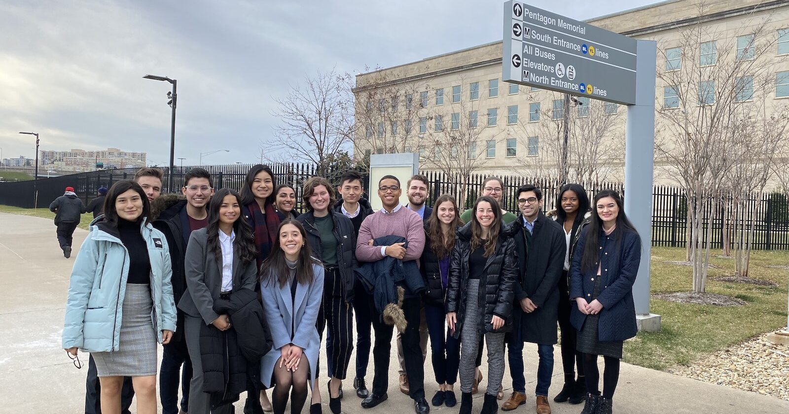 Students on trip to Washington, DC