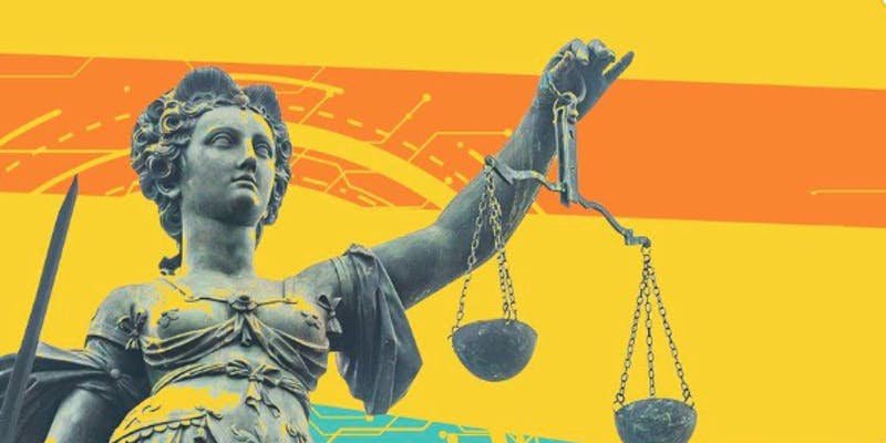 Lady Justice holding a set of scales