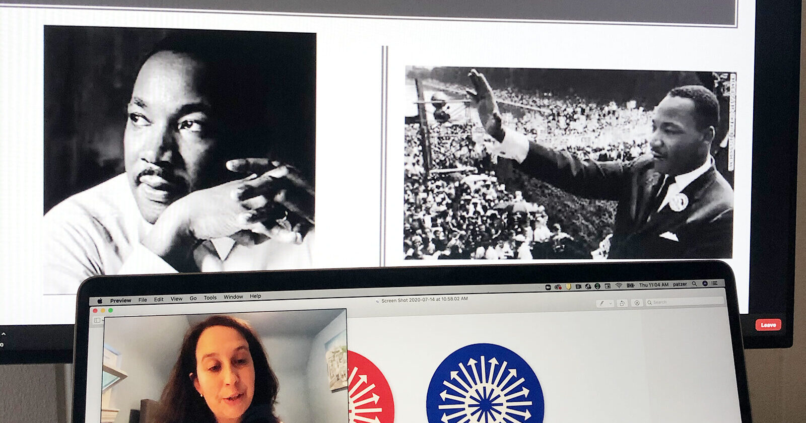 Image of preceptorial presentation and speaker Lia Howard.