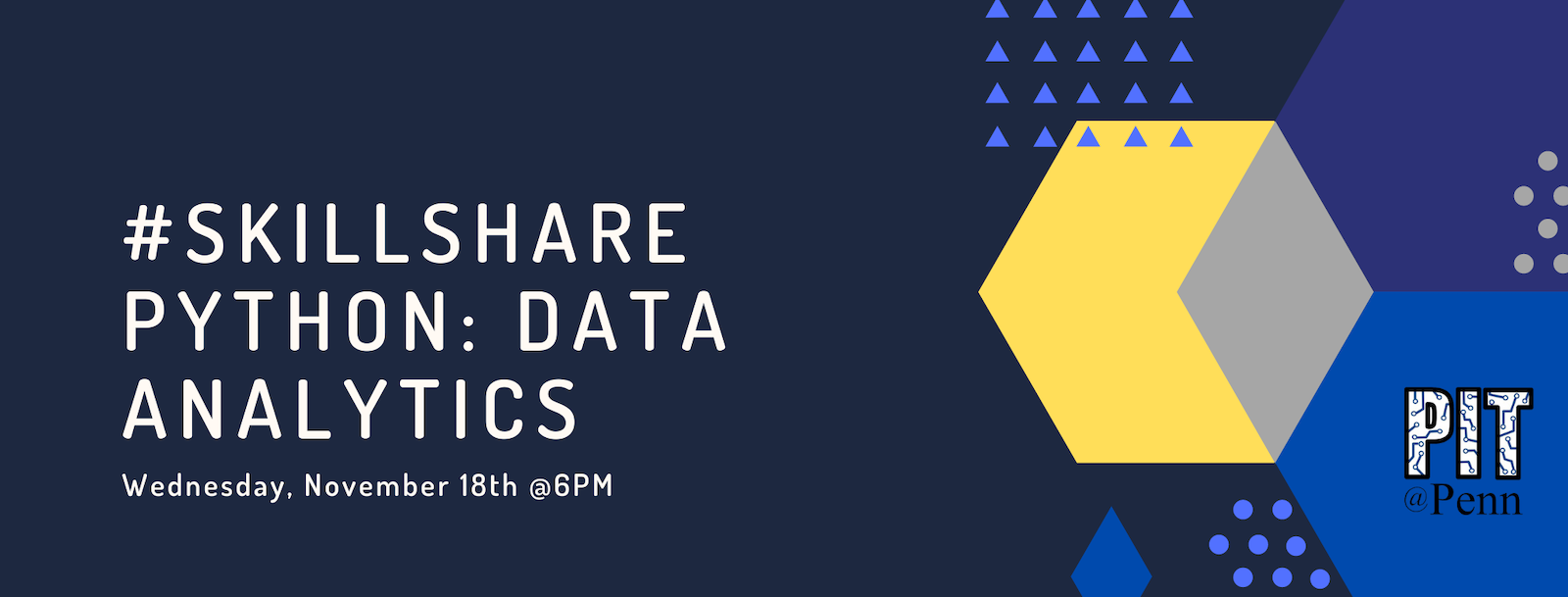 graphic for python skill share event