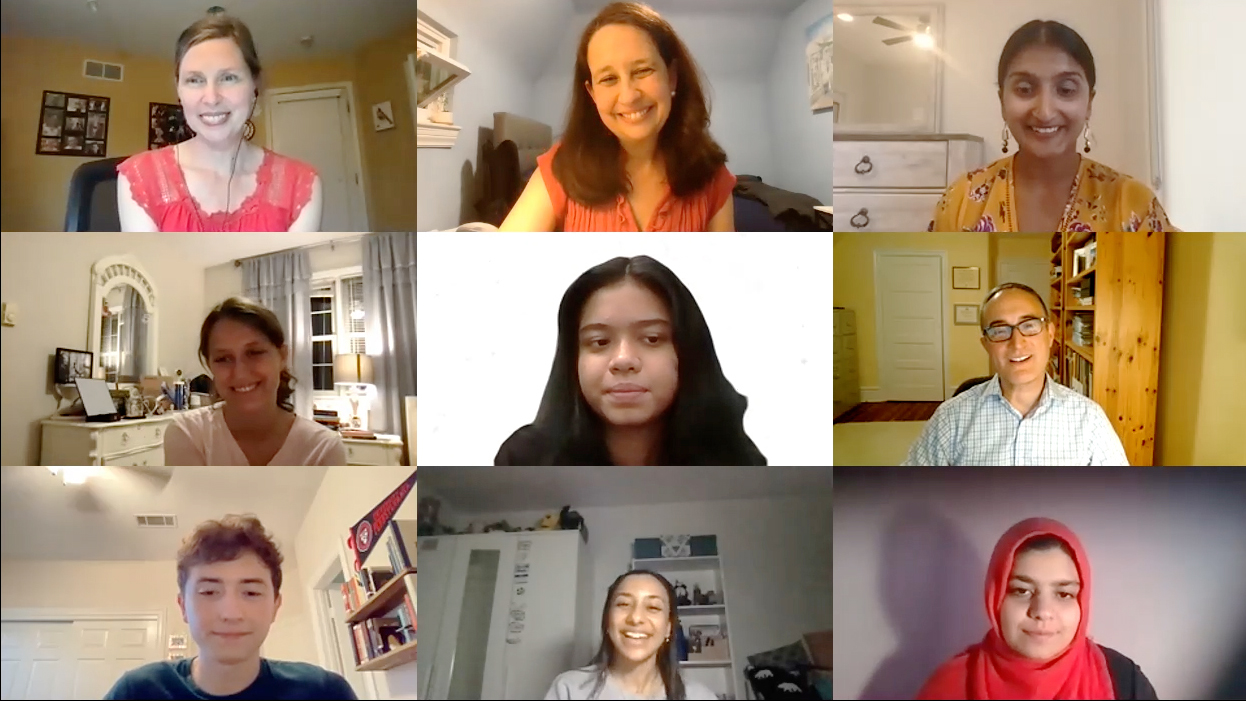 Zoom meeting of several people