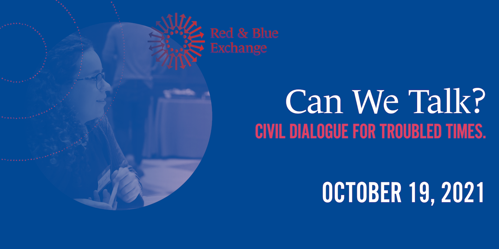 graphic for Can We Talk? October 19