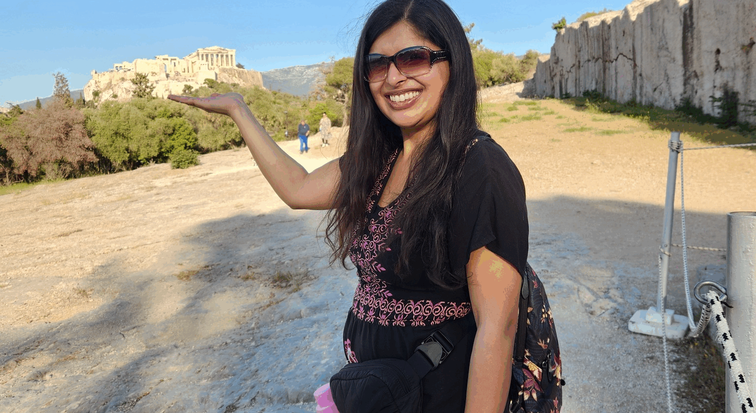 author at the Acropolis
