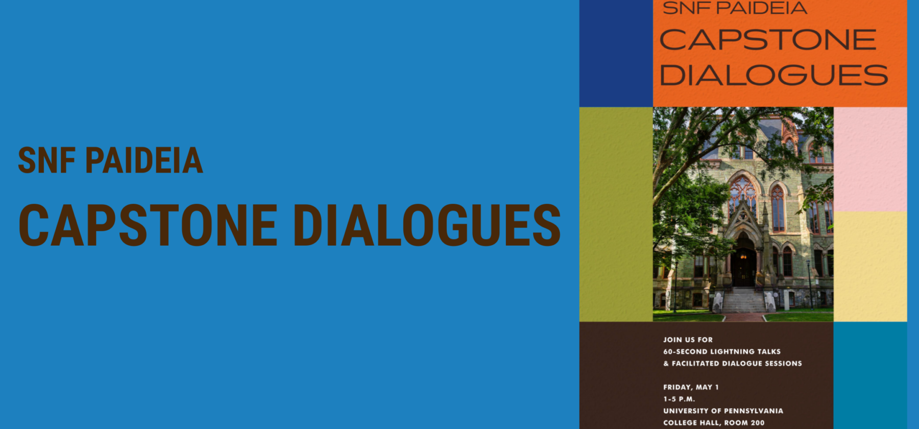 Banner image for Capstone Dialogues event